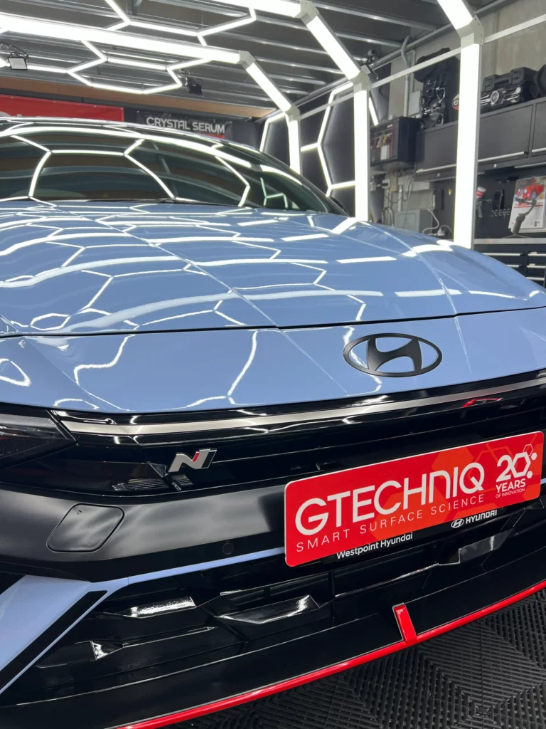 front car hyundai ceramic coating in Brisbane front car hyundai ceramic coating in Brisbane