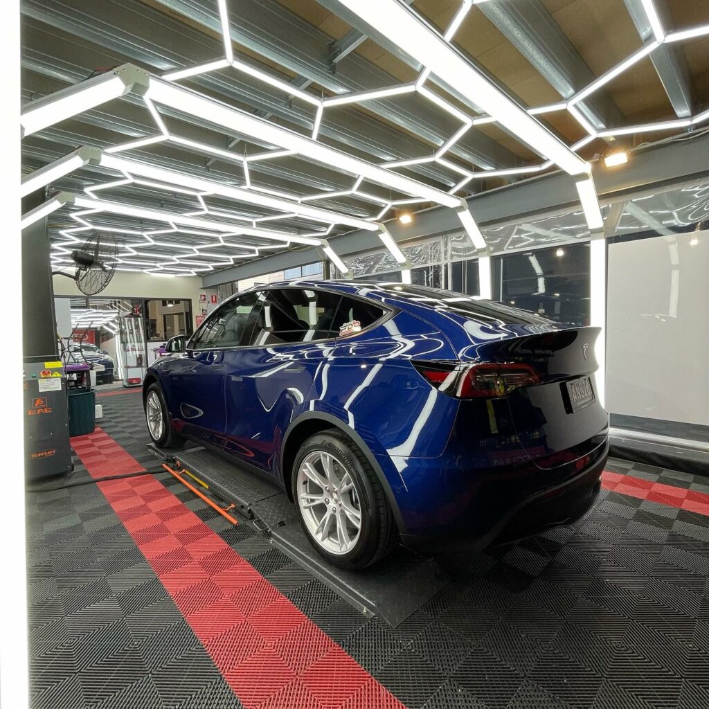 brand new tesla ceramic paint protection in Brisbane