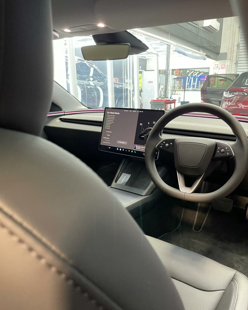 Tesla interior protetcion in brisbane