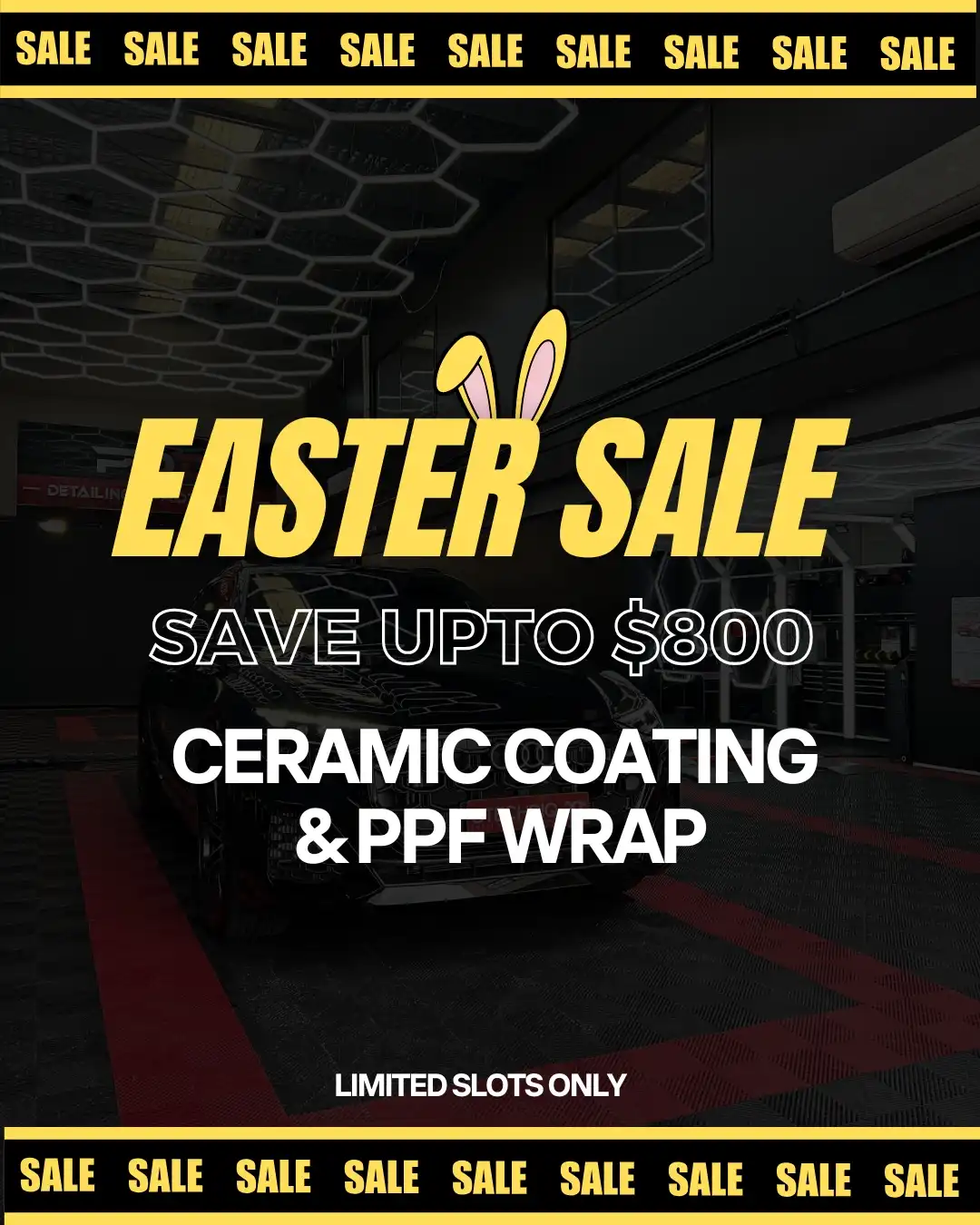 easter sale 2026. Ceramic coating and ppf sale
